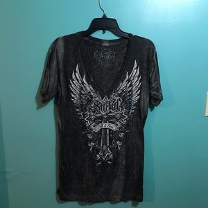 Sinful short sleeve shirt